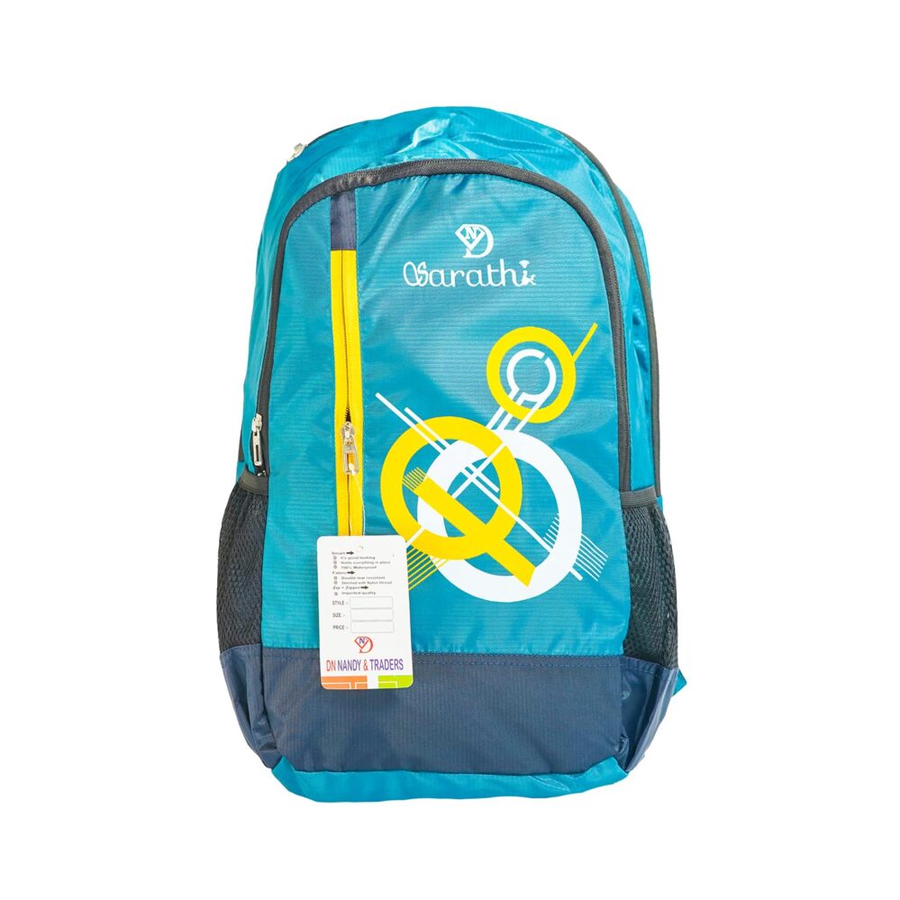 DN Sarathi Polo spacious/large backpack with Raincover, college bag, travel bag for men and women